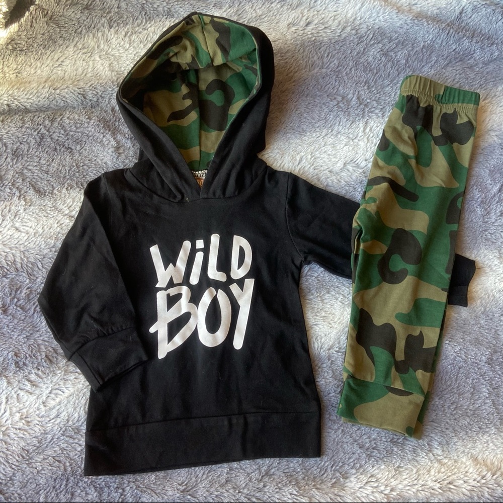 Boutique Wild Boy Size 80 Outfit
